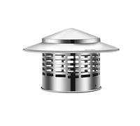 WEKONUMEX Tapa giratoria para Chimenea, Tapa de Chimenea de Acero Inoxidable 304, Varios tamaños(4.3":4.3"*7.2"*4.5")
