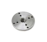 WEKONUMEX torno de madera placa frontal anillo, Accesorios for torno 3D, placa frontal de mandril for madera 100 mm y 4 pulgadas, M33 x 3,5/1 8 TPI, con brida rosca(M33 X 3.5)