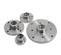 WEKONUMEX torno de madera placa frontal anillo, Placa frontal de mandril torno madera, M33 x 3,5/1 pulgada 8 TPI / M18 2,5 placa con brida roscada(50mm 1inchX8TPI)