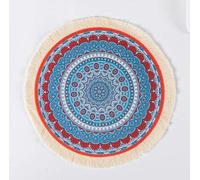 WEKOW 1 Uds 20cm De Diámetro Alfombrilla De Ratón Redonda Posavasos De Té Mantel Individual De Café Alfombrilla De Taza De Café Estera (11)