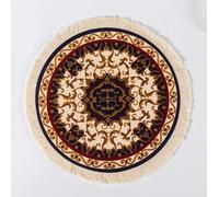 WEKOW 1 Uds 20cm De Diámetro Alfombrilla De Ratón Redonda Posavasos De Té Mantel Individual De Café Alfombrilla De Taza De Café Estera (8)