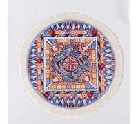 WEKOW 1 Uds 20cm De Diámetro Alfombrilla De Ratón Redonda Posavasos De Té Mantel Individual De Café Alfombrilla De Taza De Café Estera (10)