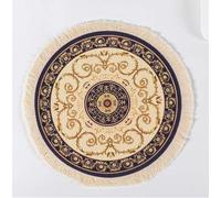 WEKOW 1 Uds 20cm De Diámetro Alfombrilla De Ratón Redonda Posavasos De Té Mantel Individual De Café Alfombrilla De Taza De Café Estera (14)