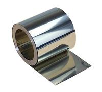 WEKOW 1PCS Longitud 1 M, Ancho 100 Mm, Espesor 0.01/0.02/0.03/0.04/0.05/0.06/0.07/0.08/0.1 Mm Hoja De Acero Inoxidable 304 Tira De Acero Inoxidable Piel (0.1mm)