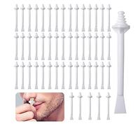 Wekuw 100 Piezas Aplicadores Palos de Cera para la Nariz Depilatoria Cera Nasal Depiladora de Wax Kit Adecuado para la Depilación Rápida de la Nariz para Hombres y Mujeres