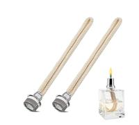 Wekuw 2 Pcs Mechas Lámpara Aceite, Mechas de Repuesto para Lámparas de Aceite Catalíticas, Mecha de Repuesto para Lámparas Aromáticas,para Quemador Difusor Aromaterapia Decoración(14.6mm)