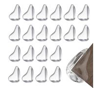Wekuw 20 Piezas Protector Esquinas Bebe (en Forma de L) Protector Esquinas Muebles Cubre Esquinas Bebe Cubre Esquinas Afiladas de Muebles y Mesas para Prevenir Lesiones en la Cabeza en Niños