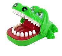 Wekuw Cocodrilo Sacamuelas Juego de Dentista de Dedo Que Muerde Cocodrilos Juguete del Juego de Habilidades de Acción Juguete Interactivo, para a Partir de 3 Años Juego Familiar Regalo Niños