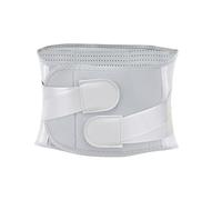 Wekuw Faja Lumbar Mujer Adjustable,Fajas Reductoras Mujer Abdomen Cinturilla Reductora Fajas Abdomen Faja Lumbars Mujers Cinturón Lumbar Abdominal, Adelgazante para Deporte (Gris)
