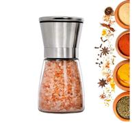 Wekuw Molinillo Especias (Modelo Corto) Molinillo Pimienta Salt and Pepper Shaker Set Salero y Pimentero Pimentero Molinillo Adecuado para Molinillos de Pimienta, Sal o Especias