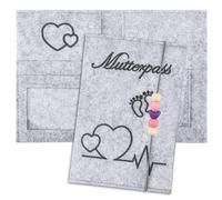 Wekuw Portadocumentos Bebé, Portadocumentos para cartilla sanitaria de nacimiento libro de familia, Portadocumentos de Fieltro Original, Portadocumentos Bebé para Cartilla Sanitaria