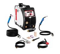 Welbach Soldadora Multiproceso Máquina De Soldadura Multifunción TRON 200 (TIG - MIG/MAG - MMA - FCAW, 230 V / 200 A, Digital, 2 y 4 Tiempos)