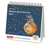 Welches Buch bin ich? Premium-Postkartenkalender 2027 - Literarischer Rätselkalender: Jede Woche bekannte Romane und ihre Autoren erraten. Literaturkalender im Collagen-Look