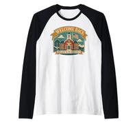Welcome Back Class Is In Session Schoolhouse Camiseta Manga Raglan