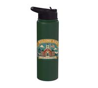 Welcome Back Class Is In Session Schoolhouse Stainless Steel Insulated Water Bottle