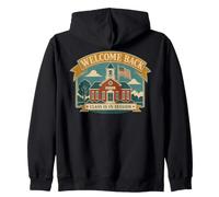 Welcome Back Class Is In Session Schoolhouse Sudadera con Capucha