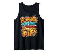 Welcome Back Little Sigmas Let's Make This School Year Lit Camiseta sin Mangas