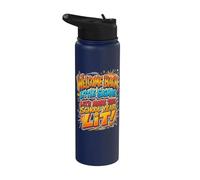 Welcome Back Little Sigmas let's make this school year lit Stainless Steel Insulated Water Bottle