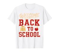 Welcome Back to School Bus Driver First Day of School Camiseta gráfica económica, Hombre, Blanco, L