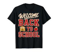 Welcome Back to School Bus Driver First Day of School Camiseta gráfica económica, Hombre, Negro, XL