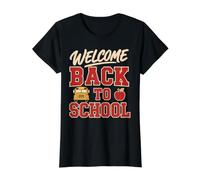 Welcome Back to School Bus Driver First Day of School Camiseta gráfica económica, Mujer, Negro, M
