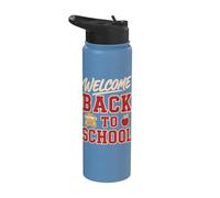 Welcome Back to School Bus Driver First Day Of School Stainless Steel Insulated Water Bottle