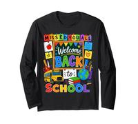 Welcome Back To School Bus Teacher Classroom Pencil Art Manga Larga