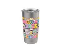 Welcome Back To School Cute School Supplies Teacher Vaso térmico de acero inoxidable de doble pared