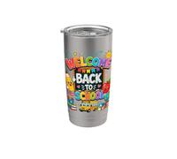 Welcome Back To School Cute School Supplies Teacher Vaso térmico de acero inoxidable de doble pared