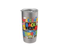 Welcome Back To School Cute School Supplies Teacher Vaso térmico de acero inoxidable de doble pared