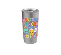 Welcome Back To School Cute School Supplies Teacher Vaso térmico de acero inoxidable de doble pared