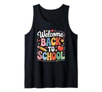 Welcome Back To School Cute Teacher First Day Of School Fun Camiseta sin Mangas