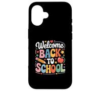 Welcome Back To School Cute Teacher First Day Of School Fun Carcasa para iPhone 16