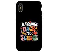 Welcome Back To School Cute Teacher First Day Of School Fun Carcasa para iPhone X/XS