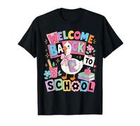 Welcome Back To School Goose Supplies Teacher Classroom Camiseta