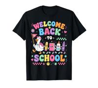 Welcome Back To School Goose Supplies Teacher Classroom Camiseta