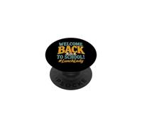 Welcome Back to School Lunch Lady Cafeteria Staff PopSockets PopGrip Adhesivo