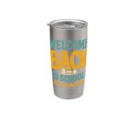 Welcome Back to School Lunch Lady Cafeteria Staff Vaso térmico de acero inoxidable de doble pared