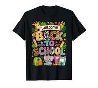 Welcome Back To School Safari Animals Teacher Classroom Kids Camiseta