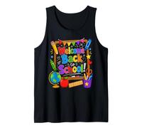 Welcome Back To School Teacher Classroom Pencil Apple Camiseta sin Mangas