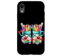 Welcome Back To School Teacher with Funny School Kids Gnomes Carcasa para iPhone XR