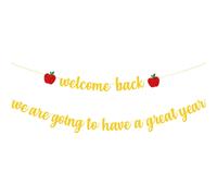 Welcome Back We are Going to Have a Great School Year Banner Welcome Back to School Banner Decorations First Day of School Banner Decorat