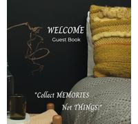 Welcome Guest Book: Gorgeous Comments Journal For Visitors with a beautiful Boho Chic Cover. Filled with inspiring quotes this check in register gives ... and recommendations. Makes a lovely keepsake.