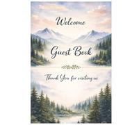 Welcome Guest Book Thank You For Visiting Us: Welcome Guest Book Thank You For Visiting Us | Airbnb | Vacation homes | Rentals | VRBO properties | Bed & breakfasts and inns | 100 page hardcover book