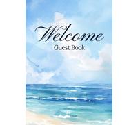 Welcome Guest Book: Visitor Log Book for Vacation Rentals, Lake Houses & Coastal Retreats | Airbnb, VRBO & Bed and Breakfast Sign-In Book