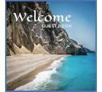 Welcome Guestbook: Welcome and thanks for visiting. Vistor guest book for Airbnb, VRBO, Bed and Breakfast so guest can share their experiences and leave notes for future visitators.