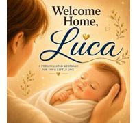 Welcome Home, Luca: A Personalized Keepsake Story to Welcome Your Baby Home (Three Hearts Personalized Baby Book Series (LUCA))