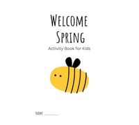Welcome Spring Kids Colouring Book