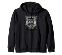 Welcome To Camp Quitcherbitchini If you're not happy camper Sudadera con Capucha