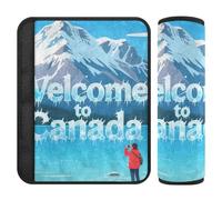 Welcome to Canada Scenery Culture - Paquete de 2 fundas para cinturón de seguridad para asiento de coche, más comodidad para conducción de camiones